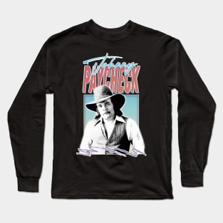 Johnny Paycheck / Retro Country Artist Fan Design Long Sleeve T-Shirt